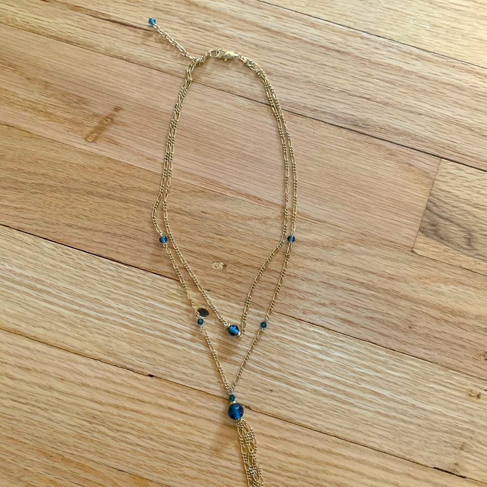 Banana Republic double layer beaded necklace